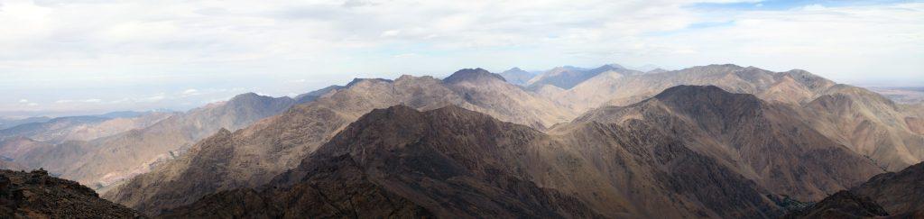 Panoramic view of the Atlas Mountains