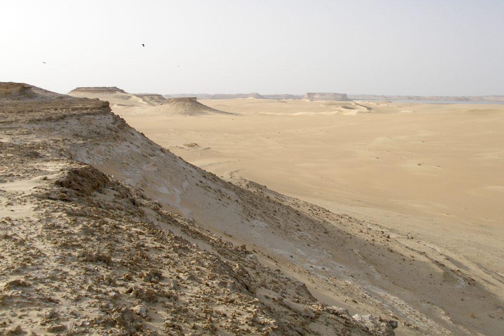 Vast Sahara Desert landscape